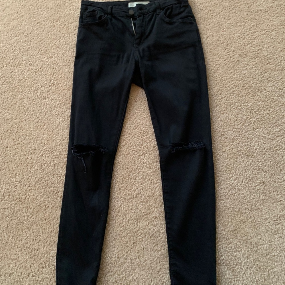 TOPSHOP Moto Leigh Skinny Jeans